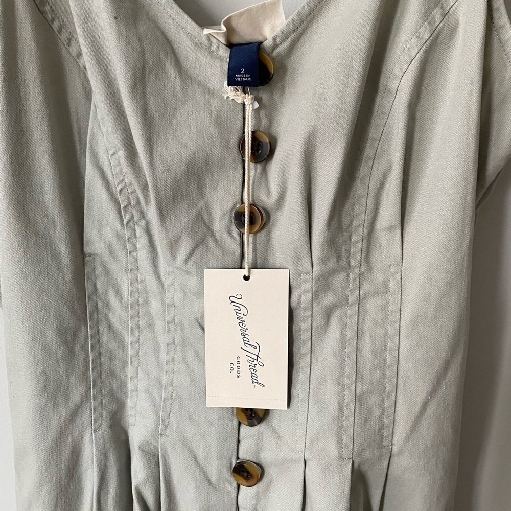 Universal Thread Sleeveless Button Jumpsuit NWT - Picture 5 of 14